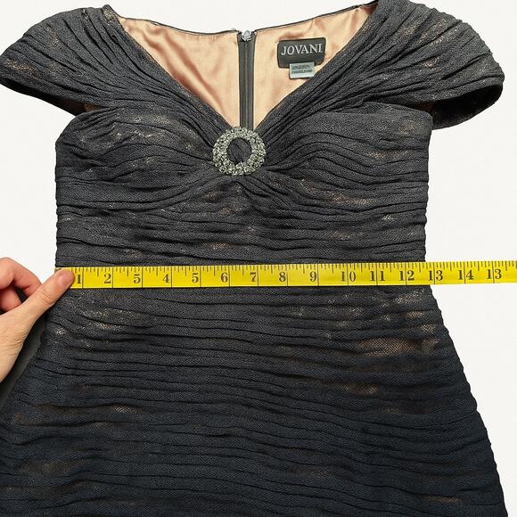 Jovani Black Cocktail Dress - Size 6 - Picture 5 of 9